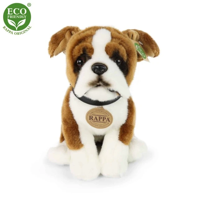 Λούτρινο σκυλί Boxer κάθεται 27 cm.