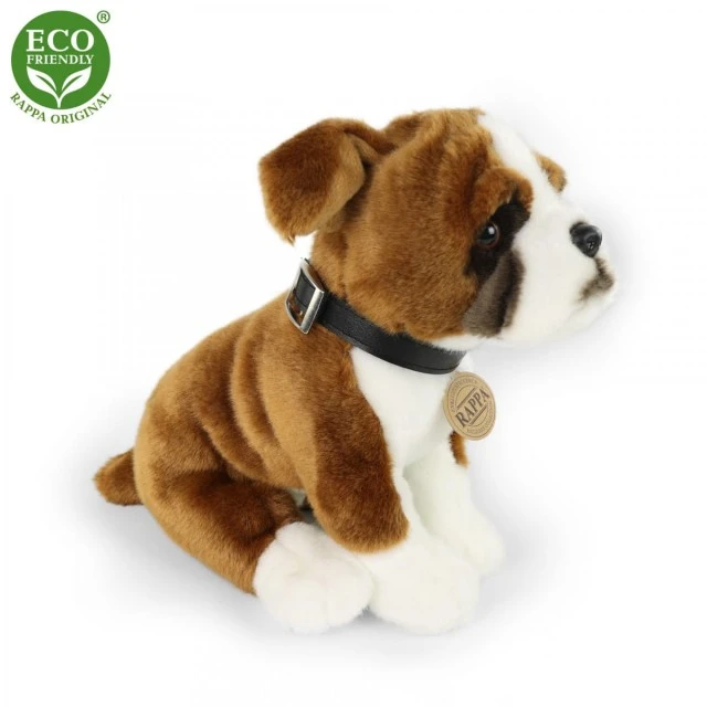 Λούτρινο σκυλί Boxer κάθεται 27 cm.