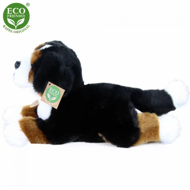 Λούτρινο σκυλί Bernese Mountain Dog ξαπλωμένος 30 cm.