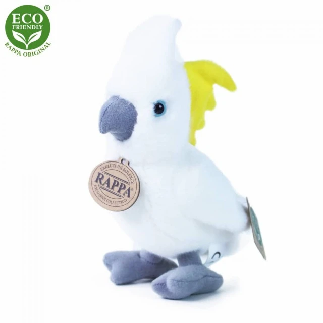 Λούτρινο Parrot Cockatoo λευκό 18 cm.