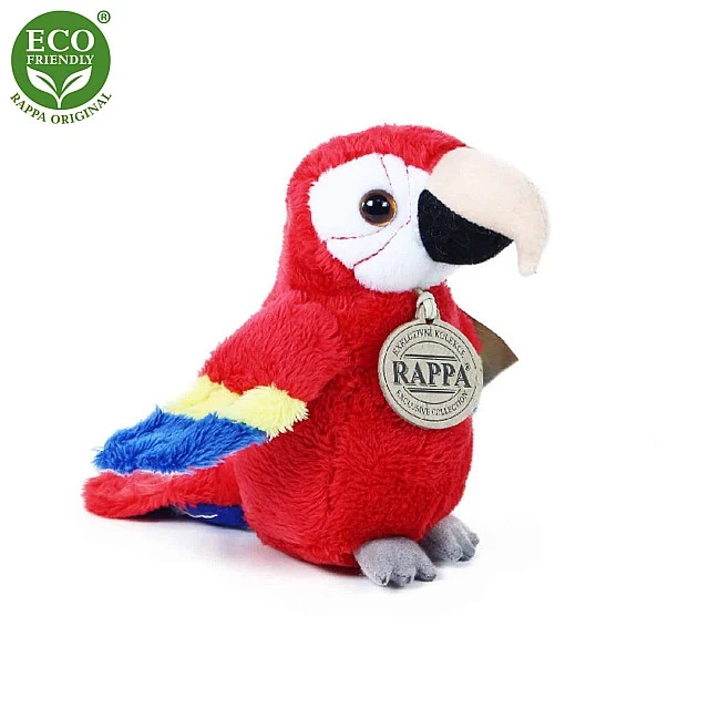 Λούτρινο Baby Red Macaw 15 cm.