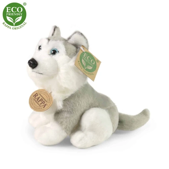 Λούτρινο Husky γκρι 16 cm.