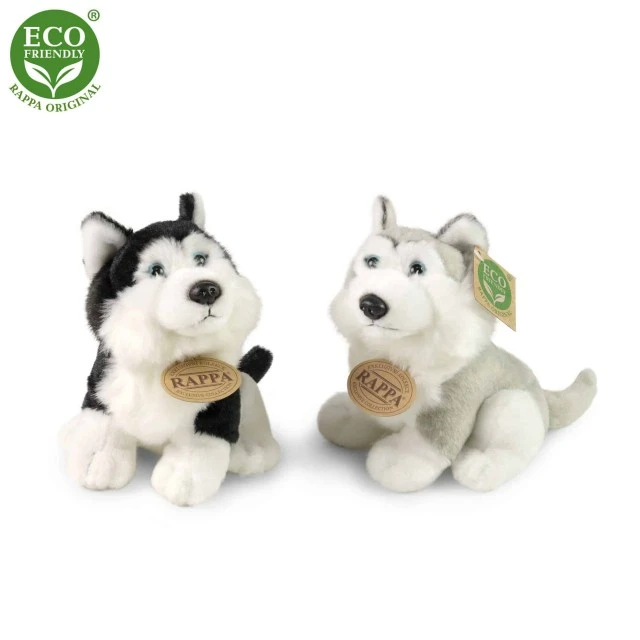 Λούτρινο Husky γκρι 16 cm.