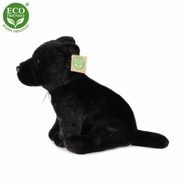 Λούτρινο Dog Starfordshire Bull Terrier μαύρο 30 cm.