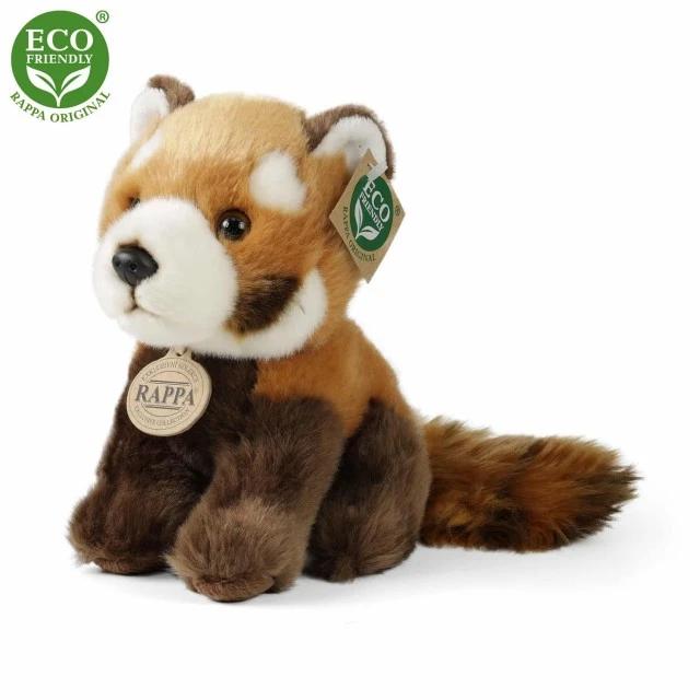 Λούτρινο κόκκινο Panda κάθεται 18 cm.