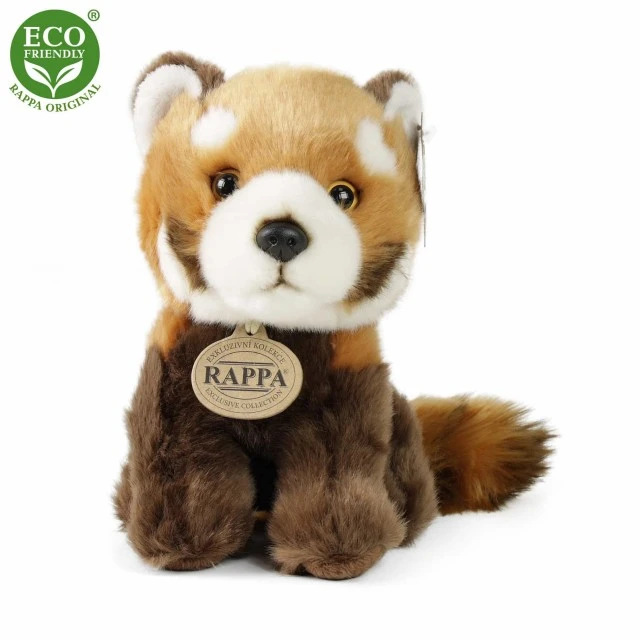 Λούτρινο κόκκινο Panda κάθεται 18 cm.