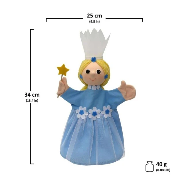 Μαριονέτα για το θέατρο The Flower Fairy blue 34 cm.