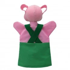 Μαριονέτα για θέατρο Piggy green 26 cm.