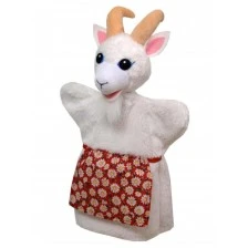 Κούκλα θεάτρου Mama Goat με ποδιά 29 cm.