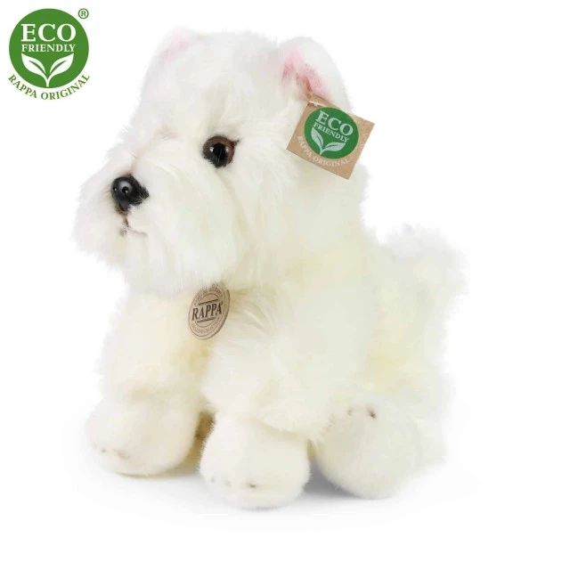 Λούτρινο σκυλί West Highland White Terrier καθιστό 30 cm