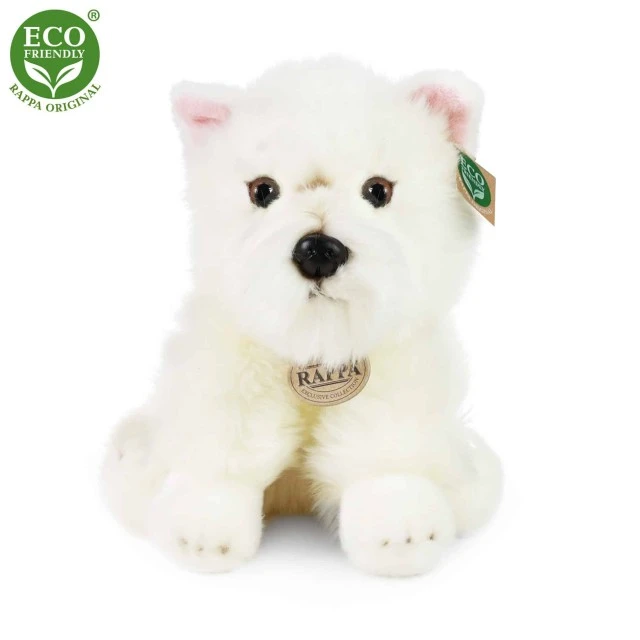 Λούτρινο σκυλί West Highland White Terrier καθιστό 30 cm