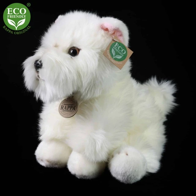 Λούτρινο σκυλί West Highland White Terrier καθιστό 30 cm