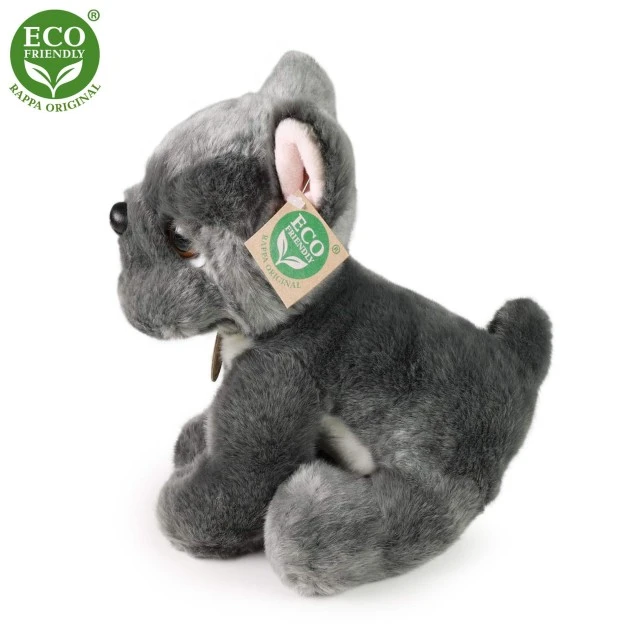 Λούτρινο Dog Grey French Bulldog κάθισμα 26 cm.