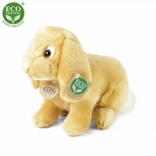 Λούτρινο μπεζ κουνελάκι όρθιο 24 εκ.