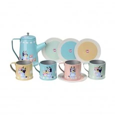 Μπλε μεταλλικό σέρβις 10 τεμαχίων