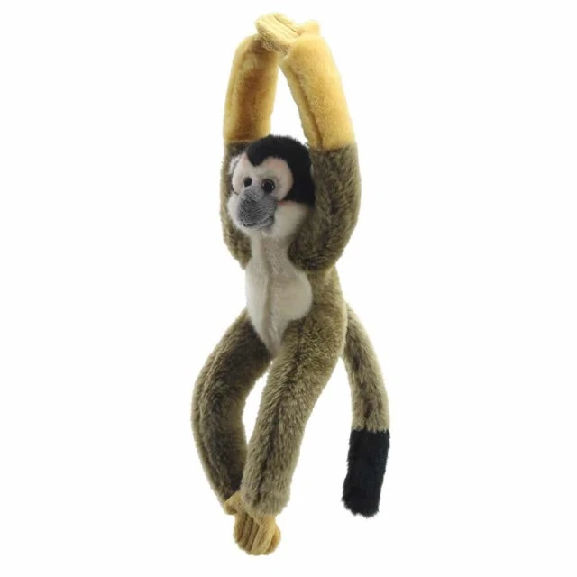 Λούτρινο Squirrel Monkey με βέλκρο πατούσες 30 cm.