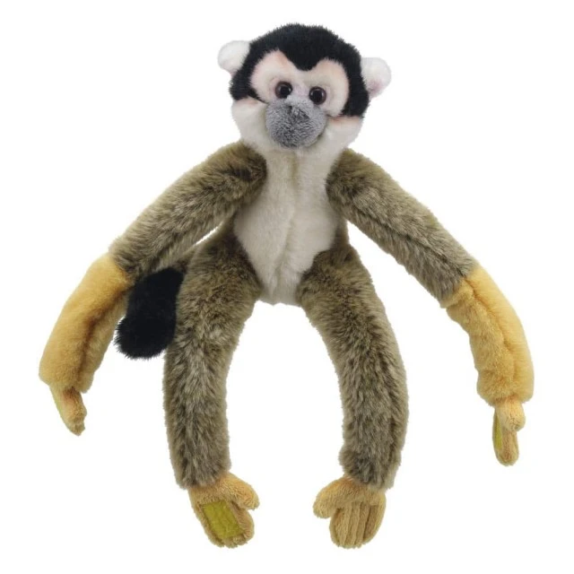 Λούτρινο Squirrel Monkey με βέλκρο πατούσες 30 cm.