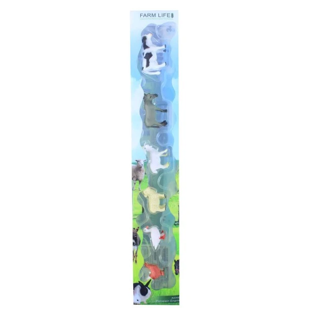Σετ φιγούρες Ζώα φάρμας - 6 τεμάχια 3-6 cm.