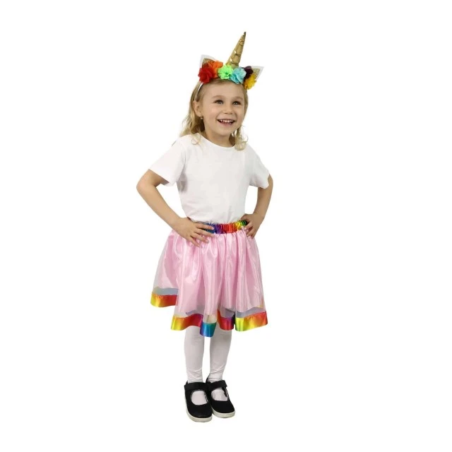 Θεατρική Στολή Unicorn II - τιάρα και φούστα tutu