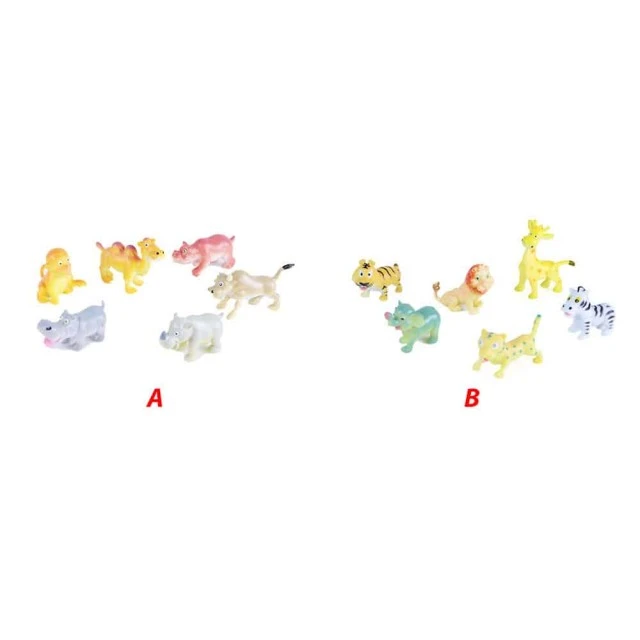 Σετ ειδώλια Baby wild animals II - 6 τεμάχια 4-45 cm.