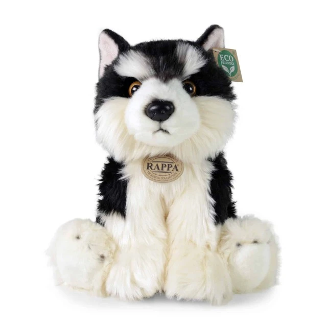 Λούτρινο σκυλί Malamute 28 cm καθιστό