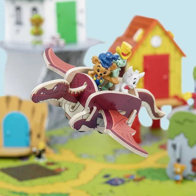 Ξύλινος ιπτάμενος δράκος του Bamse 24 εκ.