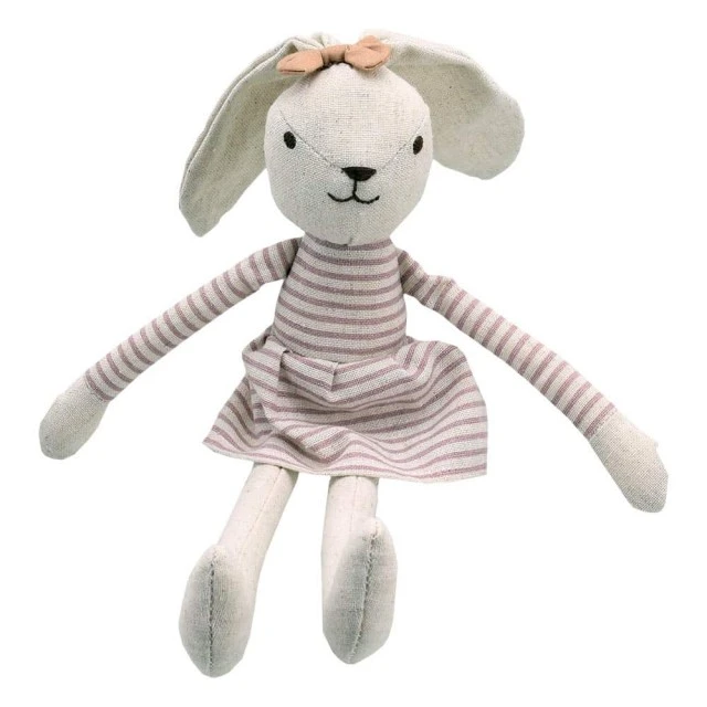 Λινό παιχνίδι Bunny girl 27 cm.