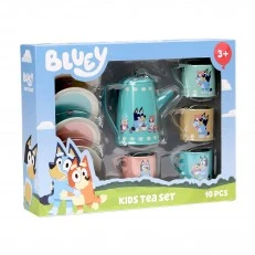 Μπλε μεταλλικό σέρβις 10 τεμαχίων