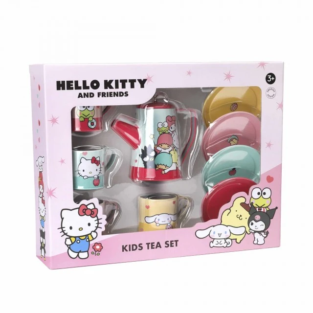 Μεταλλικό σετ τσαγιού Hello Kitty 10 τεμαχίων