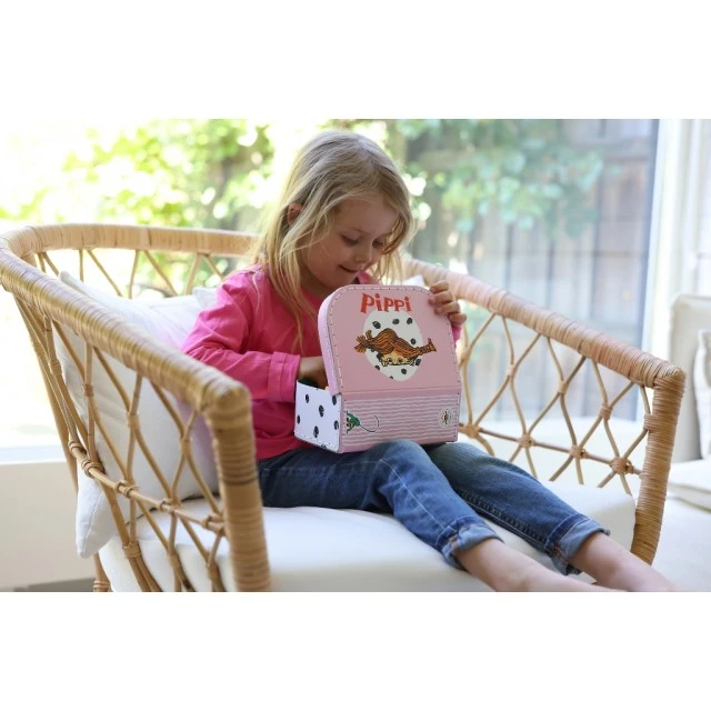 Βαλίτσα Pippi’s ανοιχτό ροζ 20 cm.