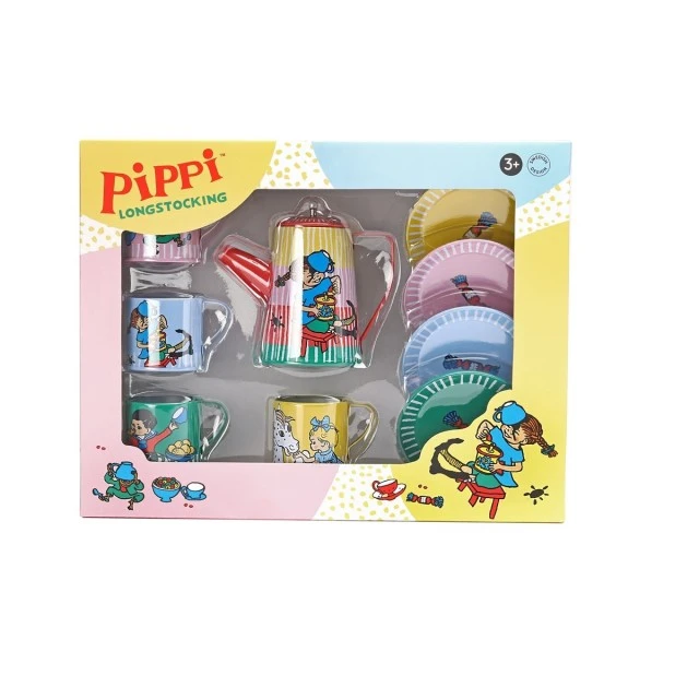 Μεταλλικό σετ τσαγιού Pippi Longstocking