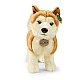 Λούτρινο σκυλί Akita 30 cm όρθιο