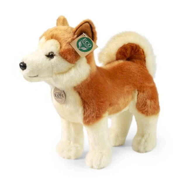 Λούτρινο σκυλί Akita 30 cm όρθιο