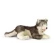 Μεγάλος σκύλος Siberian husky 60 cm ξαπλωμένος