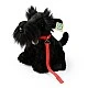 Λούτρινο Schnauzer που κάθεται σε λουρί 30 cm.