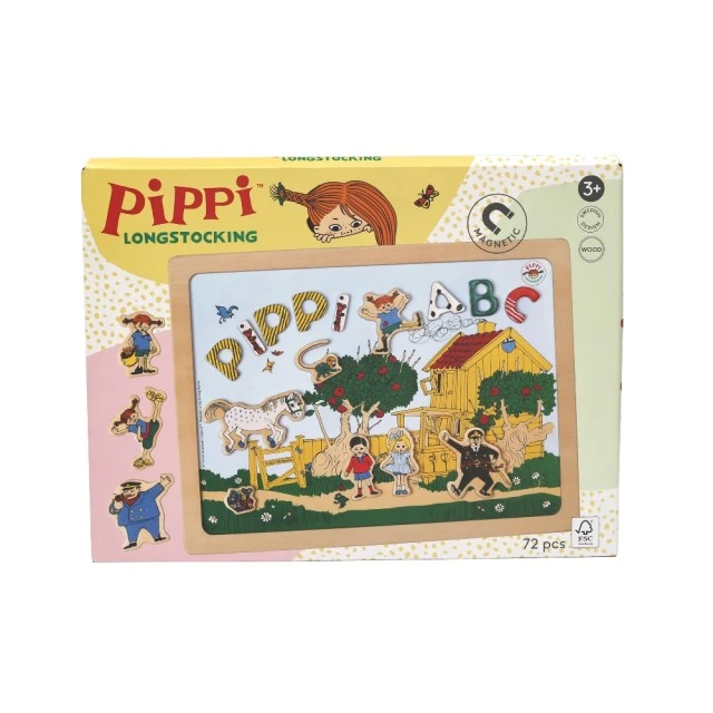 Μαγνητική σανίδα διπλής όψης Pippi Longstocking