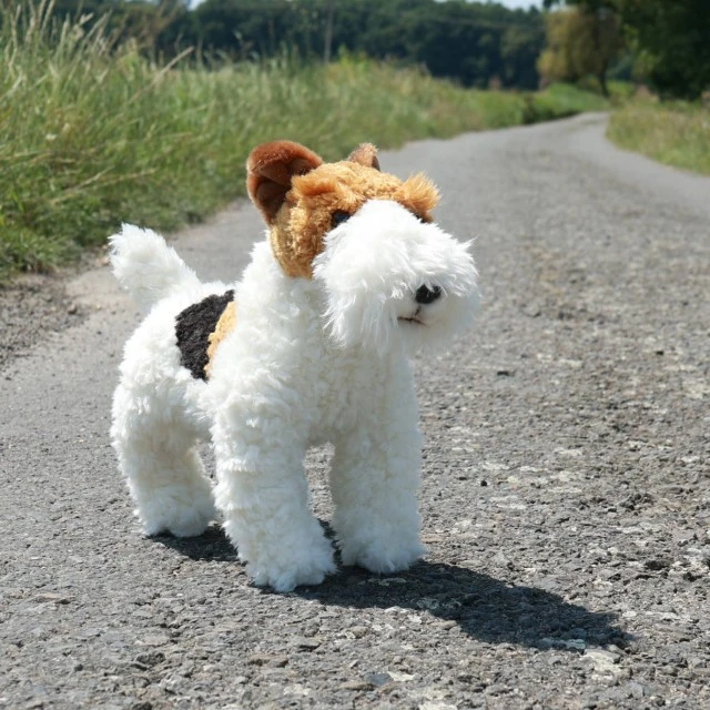 Λούτρινο σκυλί Fox Terrier 30 εκ. σε όρθια θέση
