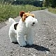 Λούτρινο σκυλί Fox Terrier 30 εκ. σε όρθια θέση