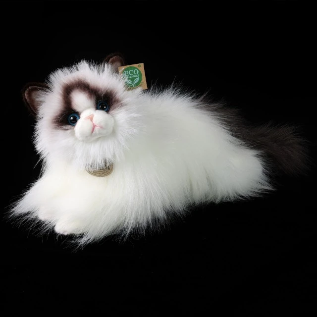 Λούτρινη γάτα Ragdoll ξαπλωμένη 35 εκ.