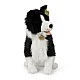 Οικολογικό λούτρινο παιχνίδι Border Collie με κάθισμα 40 εκ.