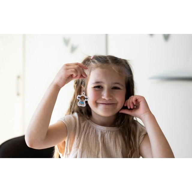 Φτιάξτε ένα πλαστικό μπρελόκ Pippi Longstocking