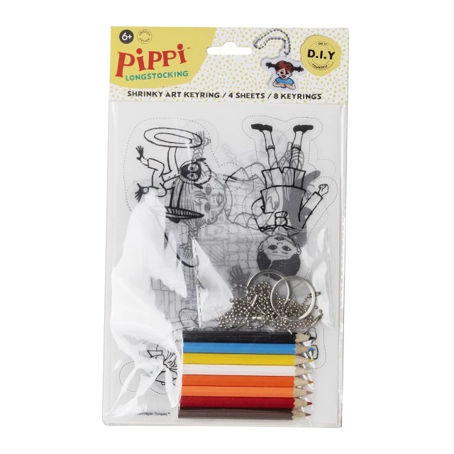 Φτιάξτε ένα πλαστικό μπρελόκ Pippi Longstocking
