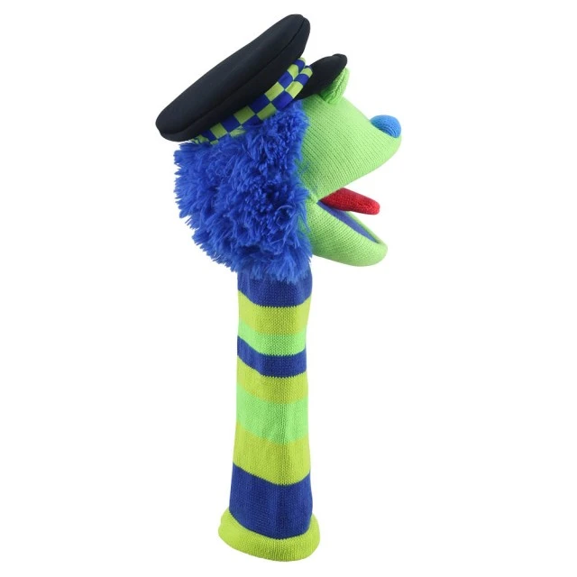 Κούκλα κουκλοθεάτρου Sock Monster Policeman Bob 38 εκ.