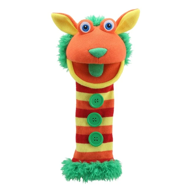 Κούκλα κουκλοθεάτρου Sock Monster Buttons 38 εκ.