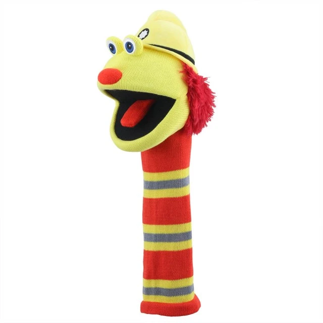Κούκλα κουκλοθεάτρου Sock Monster Fireman Flint 38 εκ.