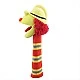 Κούκλα κουκλοθεάτρου Sock Monster Fireman Flint 38 εκ.