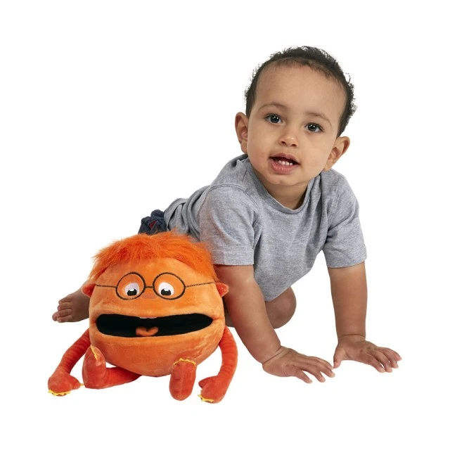 Κούκλα θεάτρου Baby Monster πορτοκαλί 35 εκ.