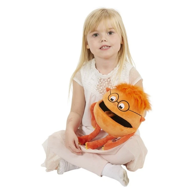 Κούκλα θεάτρου Baby Monster πορτοκαλί 35 εκ.