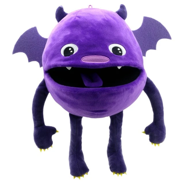 Κούκλα θεάτρου Baby Monster μωβ 35 εκ.