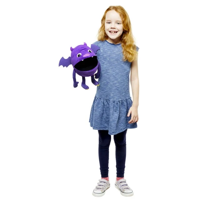 Κούκλα θεάτρου Baby Monster μωβ 35 εκ.